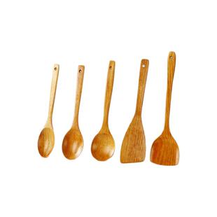 韩式木铲木勺厨房家用炒菜铲不粘锅专用铲子煎铲炒勺汤勺锅铲套装