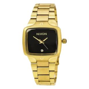 海外正品Nixon Player尼克松银黑限量方形时尚男女手表A0451696