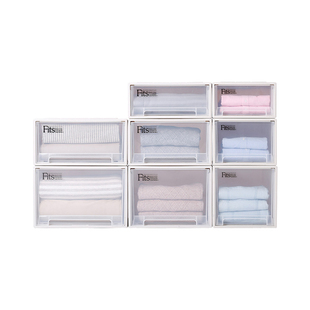 日本Tenma天马抽屉式收纳箱衣柜储物箱fits塑料收纳盒抽屉收纳柜