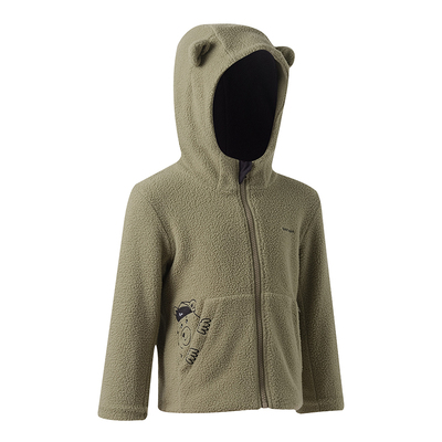 迪卡侬秋冬儿童摇粒绒外套