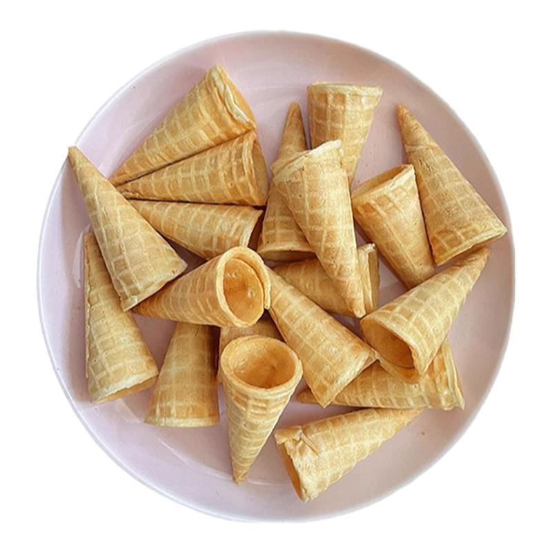 迷你冰淇淋蛋筒蛋糕甜品裱花装饰商用脆皮小甜筒冰激凌机脆筒烘焙