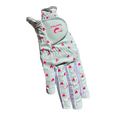 漏指防滑耐磨夏季高尔夫女士手套