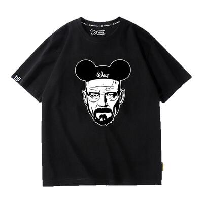 绝命毒师Breaking Bad周边老白杰西平克曼炸鸡叔短袖T恤衣服体恤