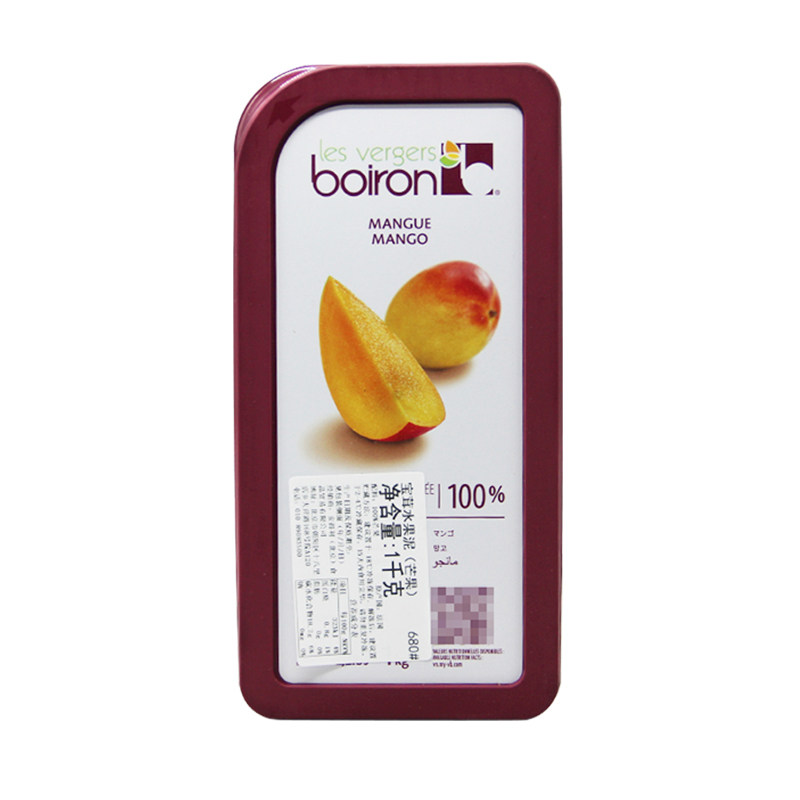 法国原装进口boiron宝荣芒果1kg