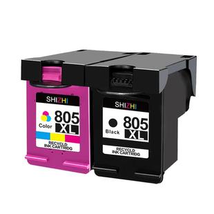 时至805墨盒适用2723惠普打印机墨盒 2720 2332 2722 2729 hpdeskjet1212墨盒 可加墨 连喷805xl墨盒惠普连供