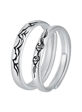 vana男女通用纯银简约戒指