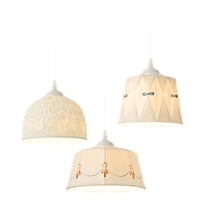 餐厅餐桌陶瓷现代简约好看小吊灯