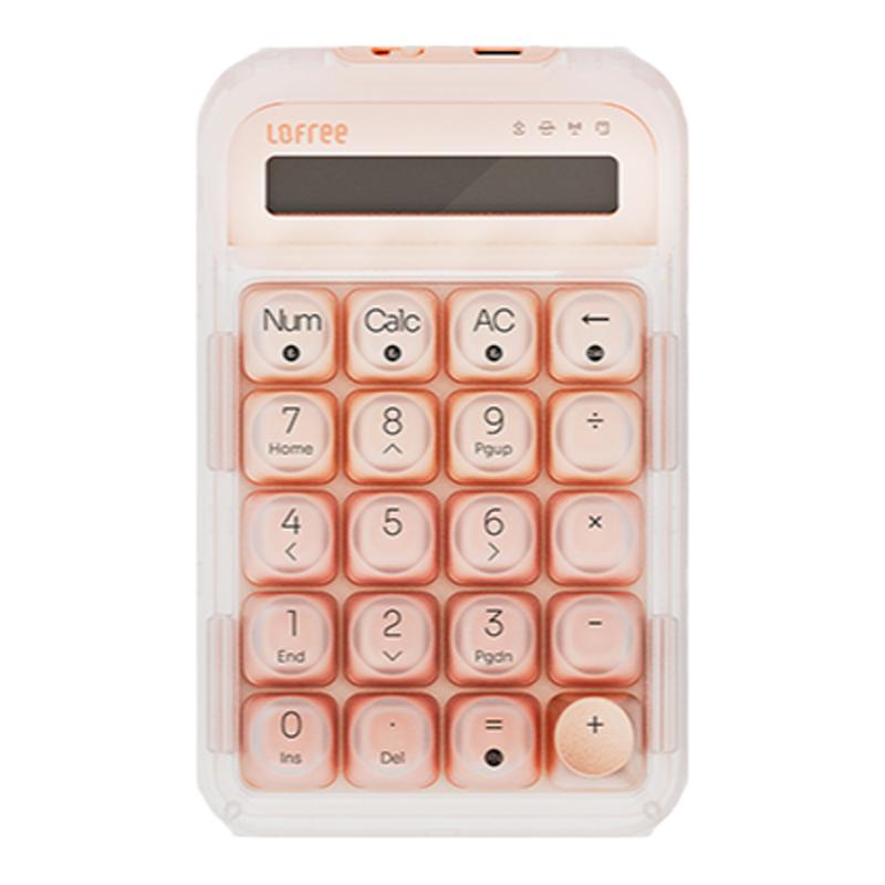 Lofree洛斐粉底液数字机械键盘无线蓝牙女生高颜值电脑外接计算器