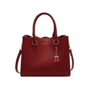 Clean Knоck高级感包包女大容量2026新款手提托特包红色结婚大包