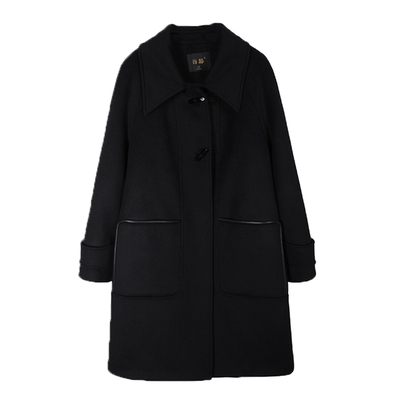 羽绒内胆加厚白鸭绒大衣防风保暖