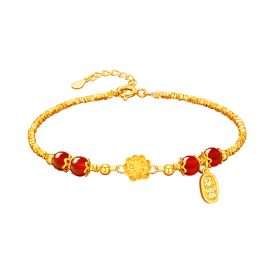 【中国黄金出品】999足金手链