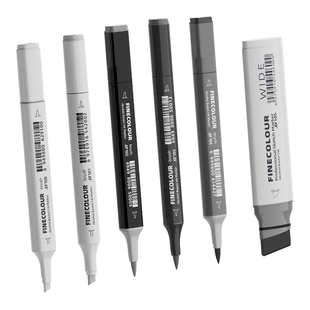 法卡勒马克笔灰色系套装一代二代三代软头双头酒精油性绘画素描速干工业产品设计考研培训画笔