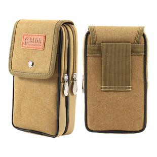 新货手机包男穿皮带手机袋横竖款耐磨防水手机套挂腰上工地腰带包