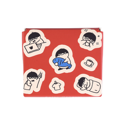 白日几何卡乐鹅系列木质手账印章