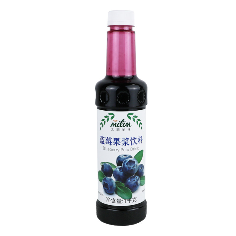 美林蓝莓果浆奶茶原料