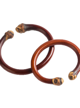 西藏野生鸡血藤手镯天然情侣简约