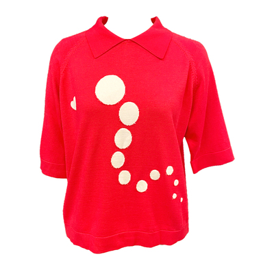 容子木ROSEMOO25春【商场同款】亲肤柔软圆点毛织上衣RSS1TP135A