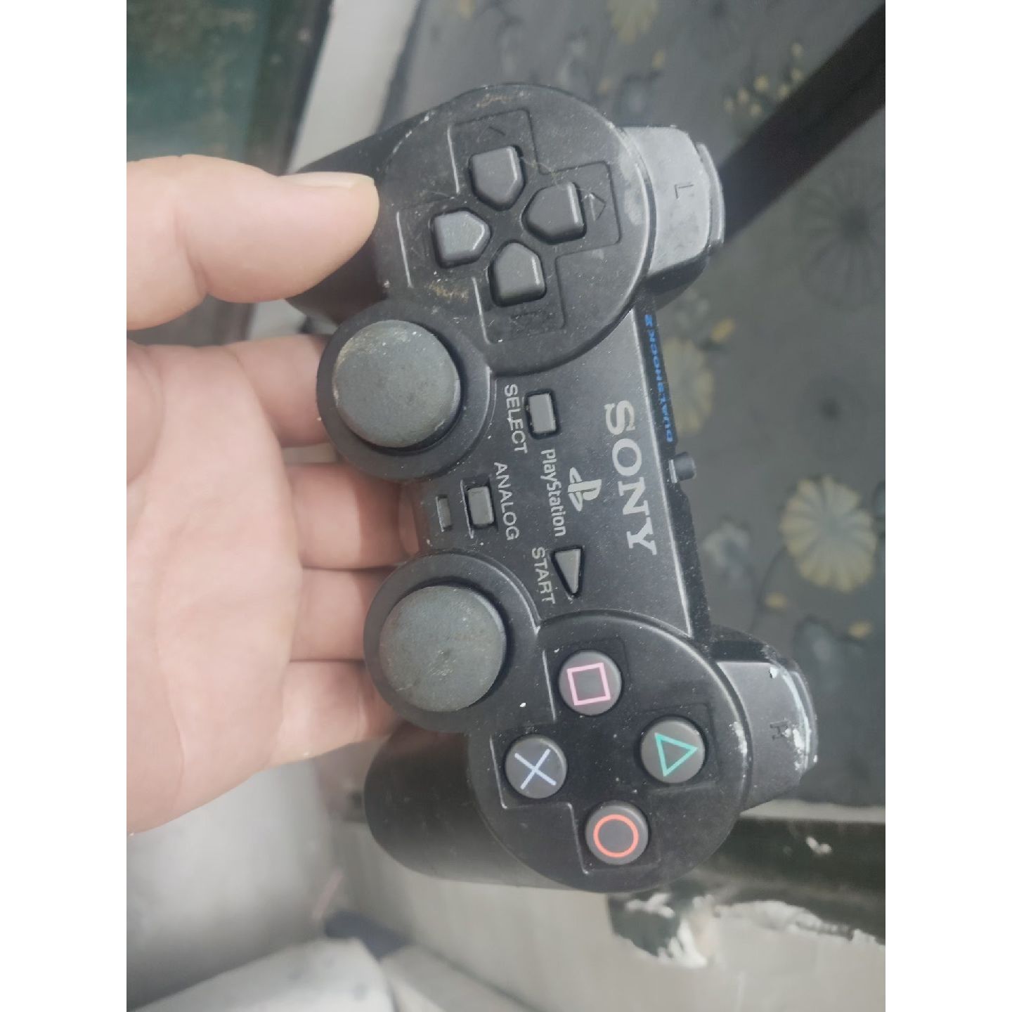 议价可维修索尼PS2原装手柄DualShock2黑色有线款功