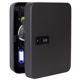 密码锁钥匙箱家用挂墙钥匙柜汽车钥匙收纳管理盒子中介壁挂式房产