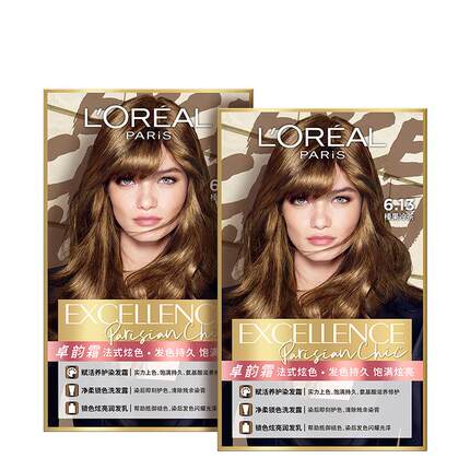 【百亿补贴】欧莱雅卓韵霜染发膏