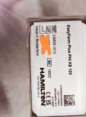 议价HamiltonEasyFerm Plus K8 120电极238633-1513，全新原厂，