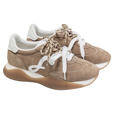 fed增高厚底鞋秋季新款女鞋双鞋带德训鞋软底阿甘鞋S0823-YAB582