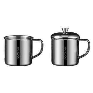 316不锈钢儿童水杯家用带盖幼儿园小学生水杯随手杯老式茶杯防摔