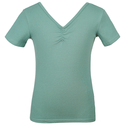 女童夏季舞蹈服短袖棉芭蕾练功服