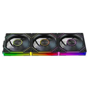 丛林豹星际SE 积木风扇三联12cm白色机箱风扇ARGB台式电脑拼接PWM