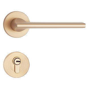 名门静音卧室门锁室内现代房门锁简约分体套装家用单面隐形把手锁