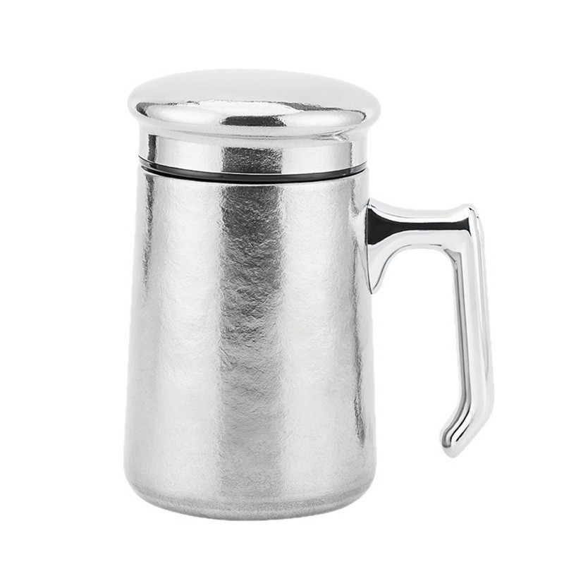纯钛茶水分离保温杯可刻字