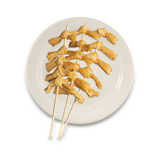 豆结串90串素肉串豆干串豆皮烧烤油炸关东煮火锅食材豆制品干货