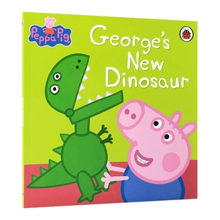 小猪佩奇 乔治的新恐龙 英文原版绘本 Peppa Pig George's New Dinosaur 小瓢虫儿童英语启蒙读物 小猪佩琪 粉红猪小妹 英文版书籍