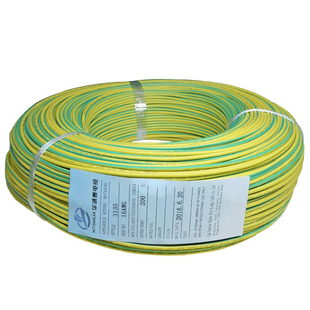 硅胶线接地线美标特柔软耐高低温3135 16/18/20AWG黄绿双色静电线