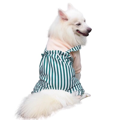 拉布拉多哈士奇加绒背带狗狗衣服