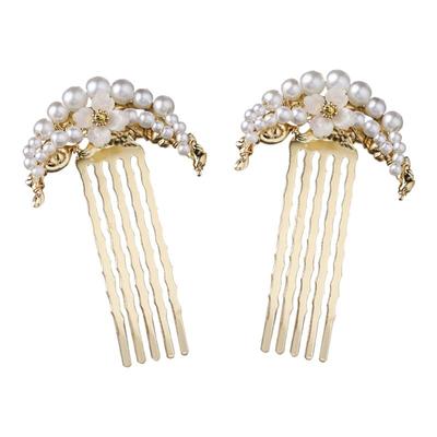 发梳合金古风掩鬓流苏额饰