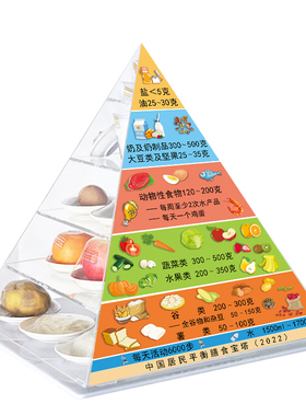2022新版中国居民膳食宝塔可定制