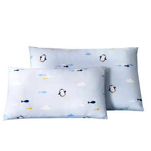 富安娜单件纯棉枕头套学生宿舍儿童全棉单人卡通枕芯套乳胶枕头套