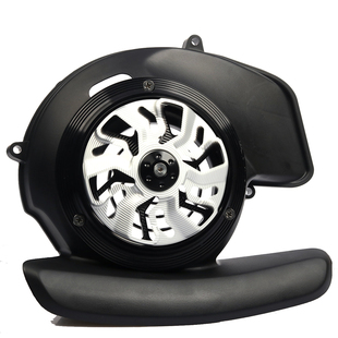 适用巧格i125巡鹰赛鹰旭鹰福禧AS125i改装风叶罩旋转风扇盖散热器