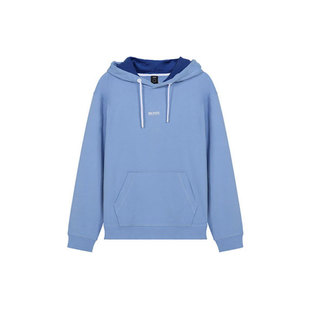 HUGO BOSS 徽标Logo棉质宽松版卫衣 男款 浅蓝色