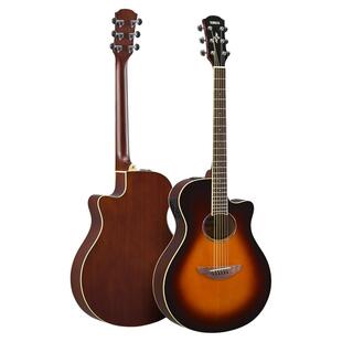 YAMAHA雅马哈APX600民谣电箱木吉他40寸 APXT2旅行吉他34寸