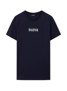 【春夏新品】BALMAIN 春夏新品女士简约字母通勤T恤衫