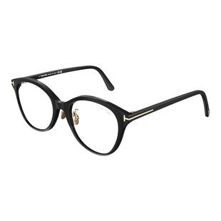 【娜扎同款】TOM FORD眼镜架圆形防蓝光板材近视眼镜框FT6102-D-B