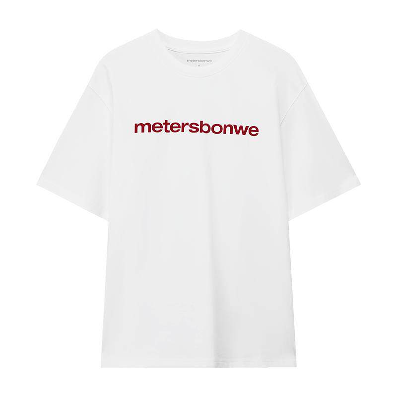 美特斯邦威T恤潮流印花logo短袖