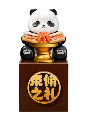 创意熊猫办公桌摆件｜情绪疗愈系