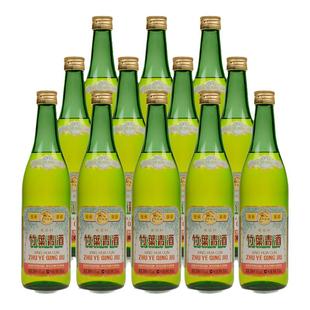 45度传承竹叶青酒500ml整箱12瓶套装玻璃瓶汾酒山西特产露酒