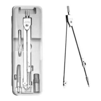 得力金属尺子圆规套装