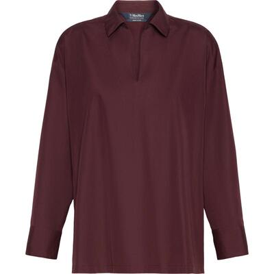 MaxMara 2026早秋新品女装棉府绸翻领衬衫9196036106&