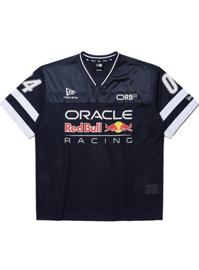 韩国代购NEW ERA X RED BULL RACING纽亦华X红牛联名网眼T恤藏蓝