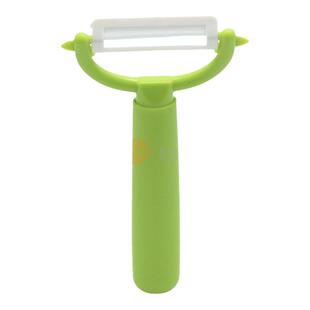 蒙氏教具蒙生蒙台梭利日常生活用品 削皮刀 嫩黄绿色削皮切块工作